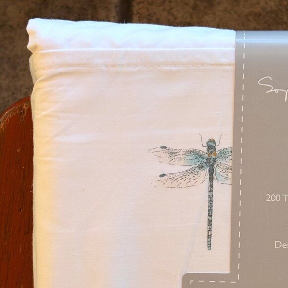 4-pc Sophie Allport London DRAGONFLY FULL Size Sheet Set 100% Comfy Cotton - Picture 1 of 3